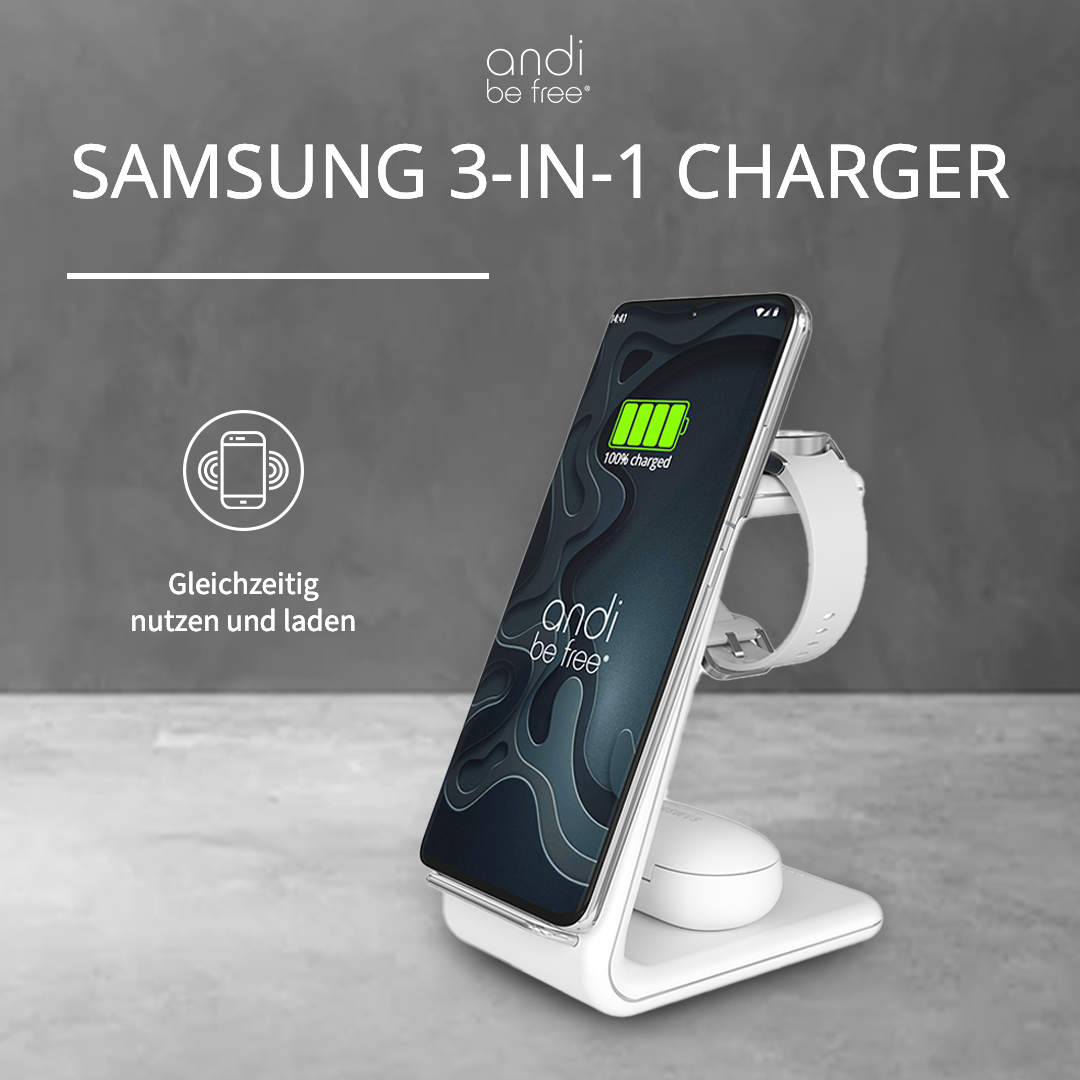 Chargeur sans fil 3 en 1 pour Samsung